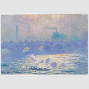 Papier Mousseline Waterloo Bridge (Londres), Monet