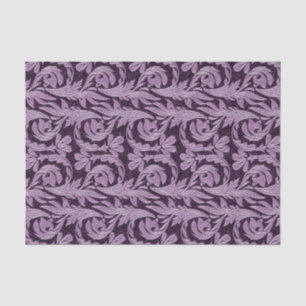 Papier Mousseline Waves métalliques-PAPIER EN PURPLE-TISSU À DEUX TO