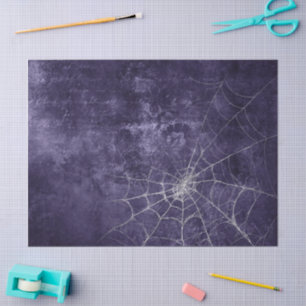 Papier Mousseline Web gothique argenté désorganisé
