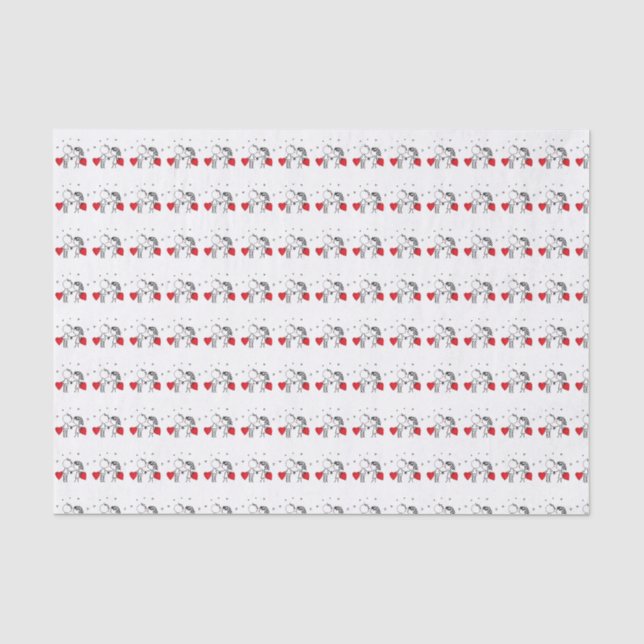 Papier Mousseline Wedding , day Valenine , love (Recto)