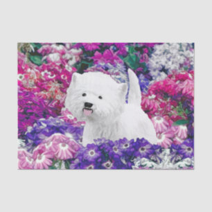 Papier Mousseline West Highland White Terrier Peinture Chien Art