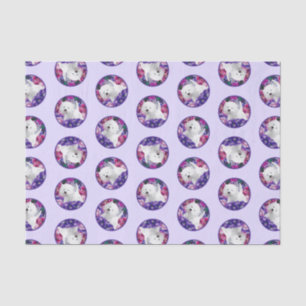 Papier Mousseline West Highland White Terrier Peinture Westie Chien