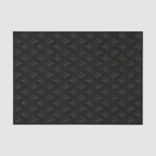 Papier Mousseline Western Cowboy Casquette Rodeo Black