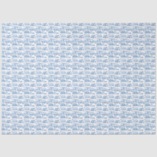 Papier Mousseline WHEATEN Terrier French Blue Toile