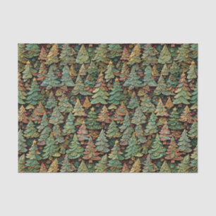 Papier Mousseline Whimsey Forêt de Noël