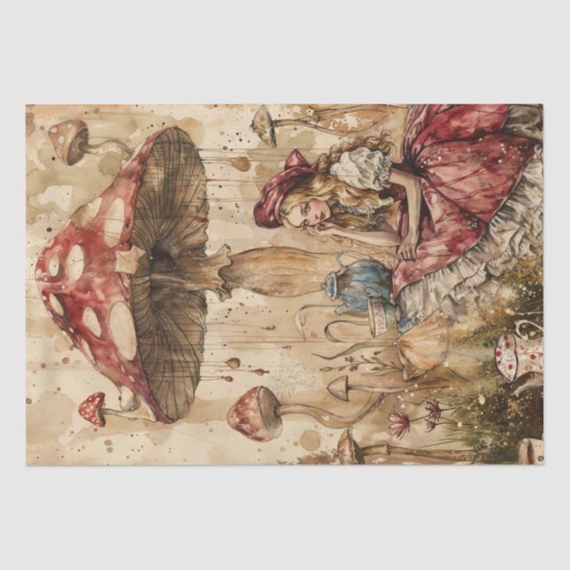 Papier Mousseline Whimsland Tea Party (Recto)