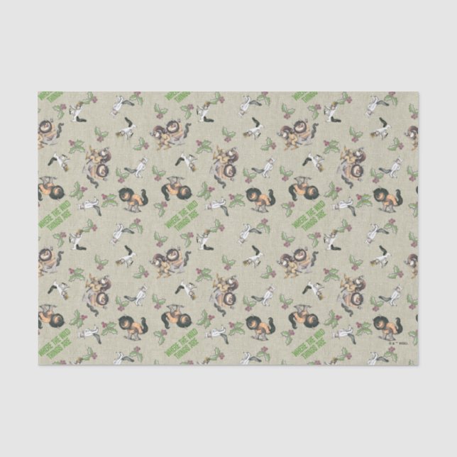Papier Mousseline Wild Rumpus Motif de vacances (Recto)
