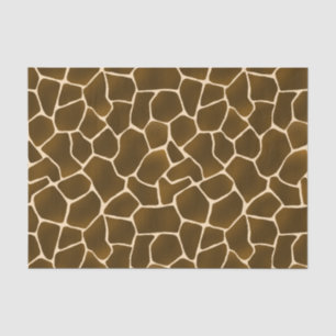 Papier Mousseline Wild Style Safari Giraffe Spots Peau d'animal Impr