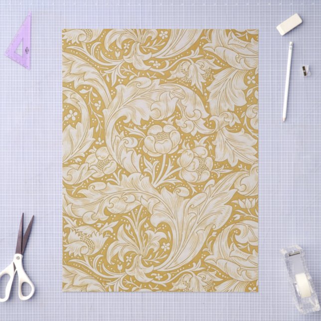 Papier Mousseline William Morris Bachelor's Button Flower Classic (Artisanat)