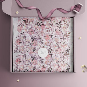 Papier Mousseline William Morris Design Motif rose Vintage Floral
