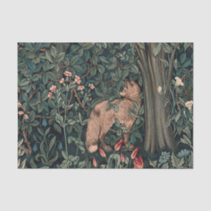 Papier Mousseline William Morris Faune sauvage Fox