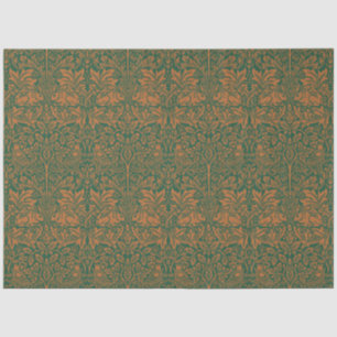 Papier Mousseline William Morris Frère Lapin Ambre Noir Motif