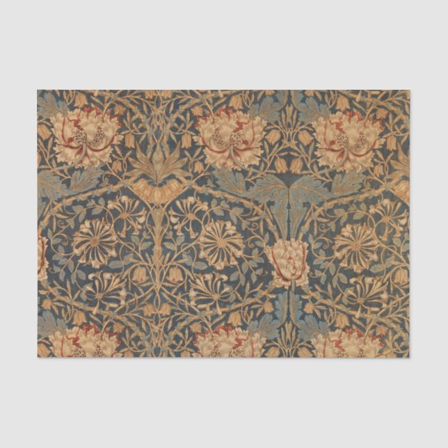 Papier Mousseline William Morris Honeysuckle Rich Wallpaper (Recto)