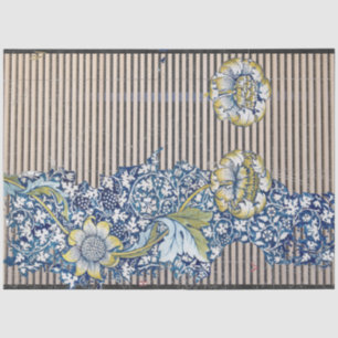 Papier Mousseline William Morris LEAF MOTIF DECOUPAGE Tissue Paper