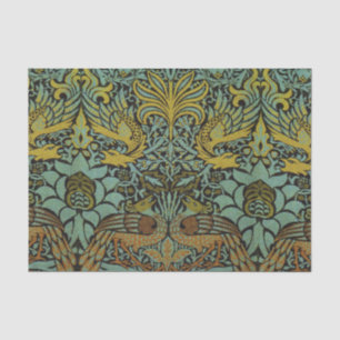 Papier Mousseline William Morris Peacock Dragon Fond d'écran