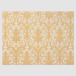 Papier Mousseline William Morris Saule & Or Damassé Luxe