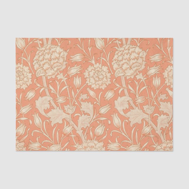 Papier Mousseline William Morris - Tulipes sauvages Art Nouveau - Pê (Recto)