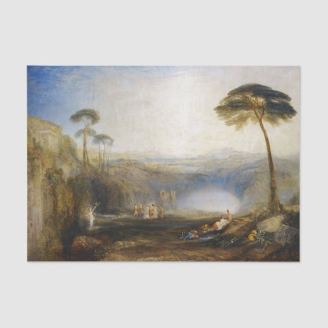 Papier Mousseline William Turner - La toux d'or (Recto)