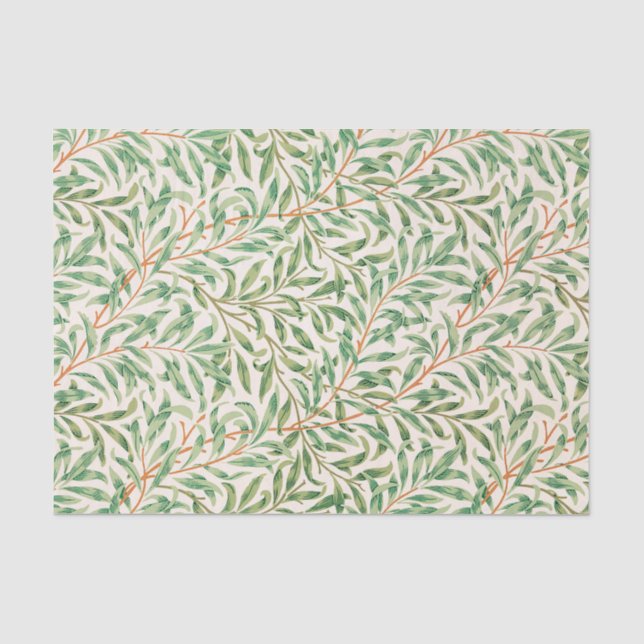 Papier Mousseline Willow Bough par William Morris  (Recto)