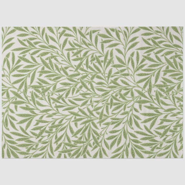 Papier Mousseline Willow Motif, William Morris (Recto)