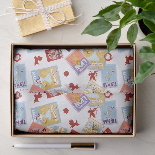 Papier Mousseline Wizard of Oz™ Character Print Toss Pattern (Cadeau)