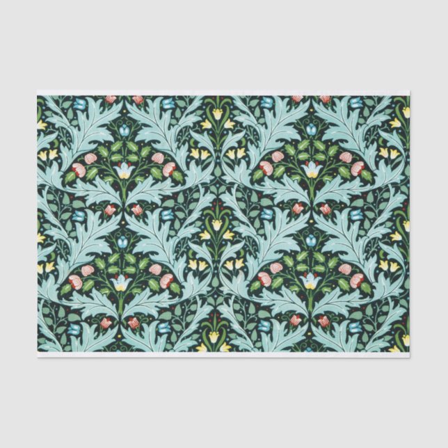 Papier Mousseline Yare par William Morris (Recto)