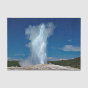 Papier Mousseline Yellowstone Old Faithcape Photo