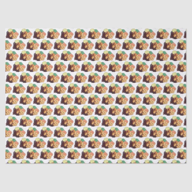 Papier Mousseline Yorkshire Pudding Sunday Roast Royaume-Uni (Recto)