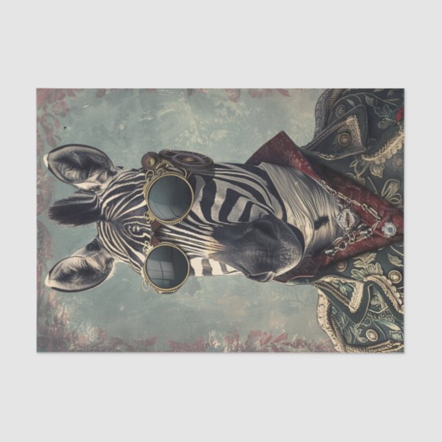 Papier Mousseline Zebra Extravaganza8 (Recto)