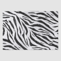 Zebra Stripes Poster de animal Découpage Tissu