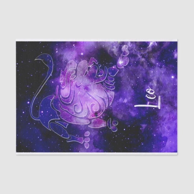 Papier Mousseline Zodiac : Leo (Recto)