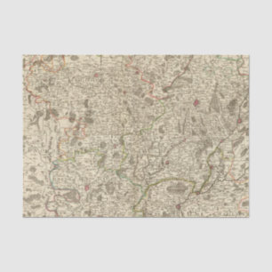 Papier Mousseline Zones urbaines de la France 2