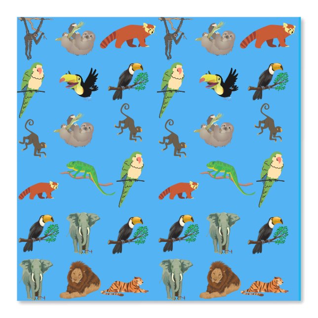 PAPIER MUR ANIMAL EXTRAORDINAIRE (Recto)