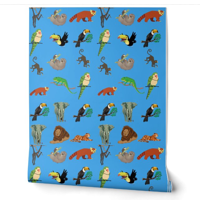 PAPIER MUR ANIMAL EXTRAORDINAIRE (Déroulement)