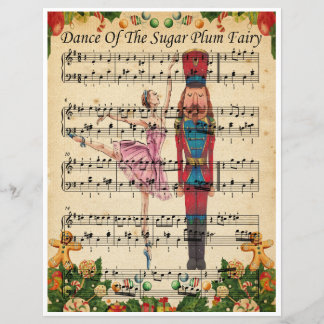 Papier Musique Art-Dance De La Fée De Sugarplum
