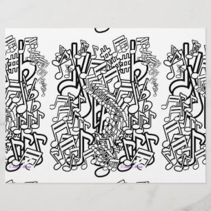 Papier Musique Musique Enfants Coloris Set de table