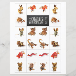 Papier My Little Creatures Memory Game 2/3