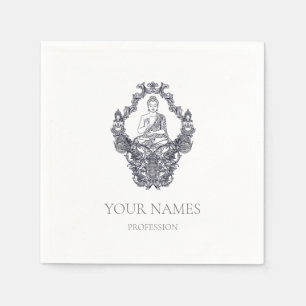 PAPIER NAPKIN: BUDDHA SERVIETTE