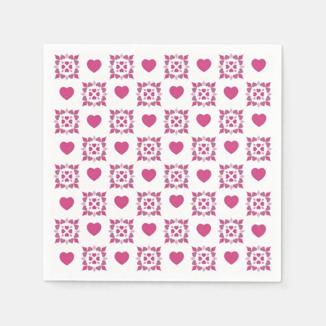 Papier Napkin für den Valentinstag Serviette (Vorderseite)