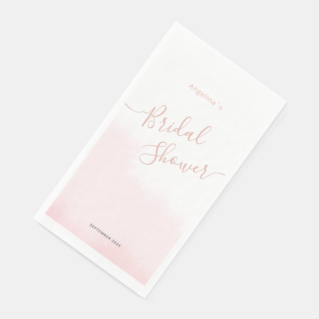 Papier Napkin für ein Brautparty. Serviette (Ecke)