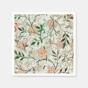 PAPIER NAPKIN: WILLIAM MORRIS: JASMINE SERVIETTE