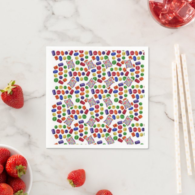 Papier Napkins, Farben Serviette (Beispiel)