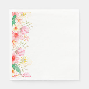 Papier Napkins-Floral Print Serviette