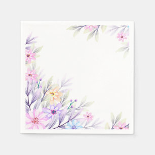 Papier Napkins-Floral Print Serviette