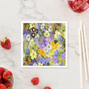 Papier Napkins, floral Serviette