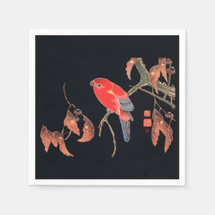 PAPIER NAPKINS : JAPANISCHE WOODBLOCK : ITÖ JUKUCH SERVIETTE