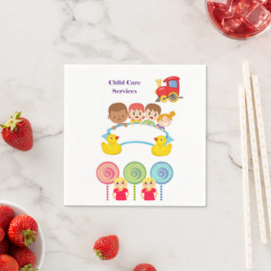 Papier Napkins, Kinderbetreuung Serviette