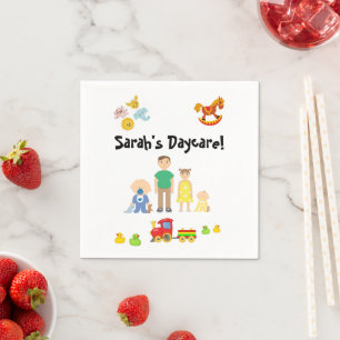 Papier Napkins, Kinderbetreuung Serviette