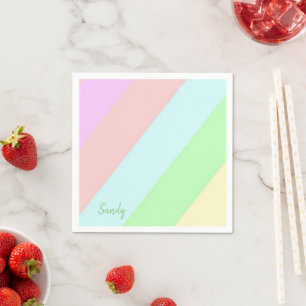 Papier Napkins, Pastel Serviette