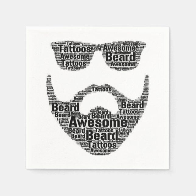 Papier Napkins Phantastisch eingefärbt Serviette (Vorderseite)
